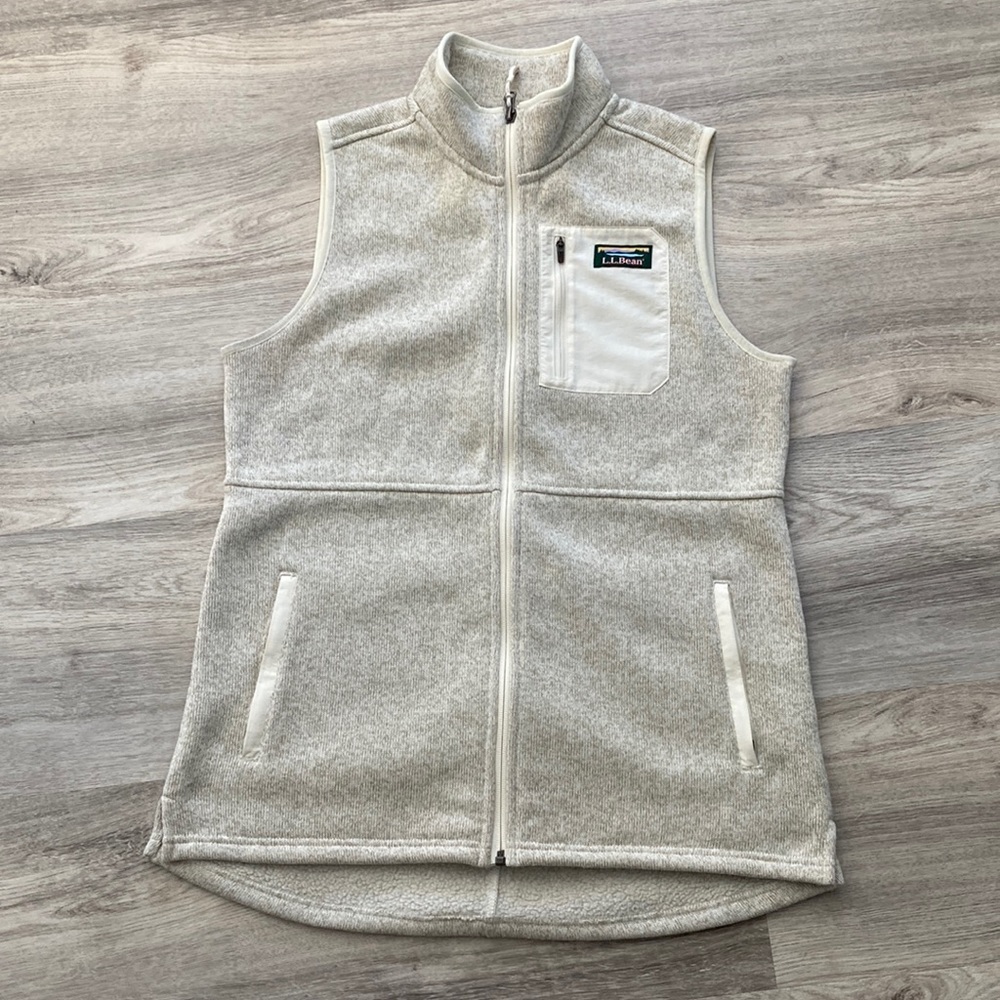 L.L. Bean Sweater Fleece Long Vest